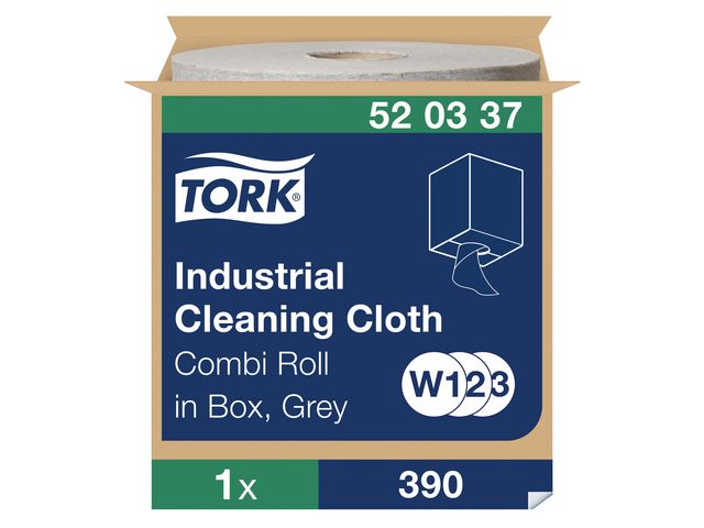 TORK Rengöringsduk Flexibel W1/W2/W3 grå | Städ och hygien - Toalettpapper och torkpapper - Industritork | Kontorsexperten