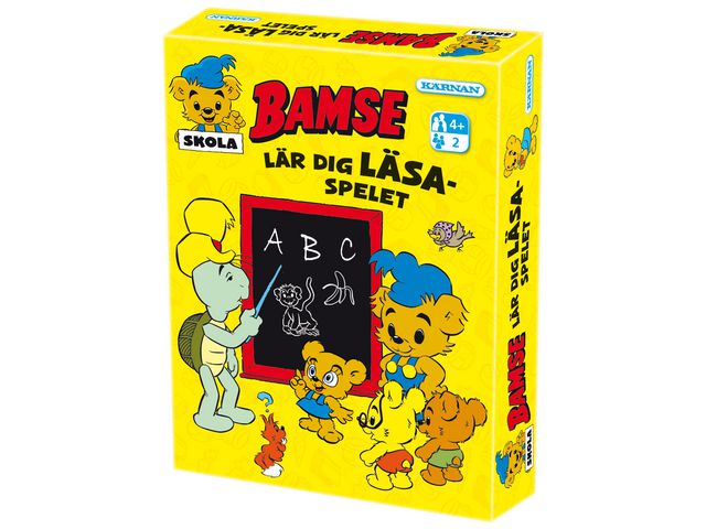 KÄRNAN Spel Bamse Lär dig läsa - ABC | Skola och förskola - Lekmaterial - Spel - Från 3 - 4 år | Kontorsexperten