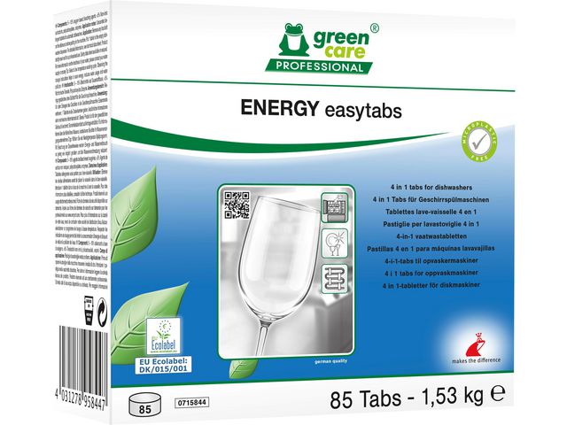 TANA Maskindisk Energy easytabs 85/fp | Städ och hygien - Diskrengöring - Maskindiskmedel | Kontorsexperten