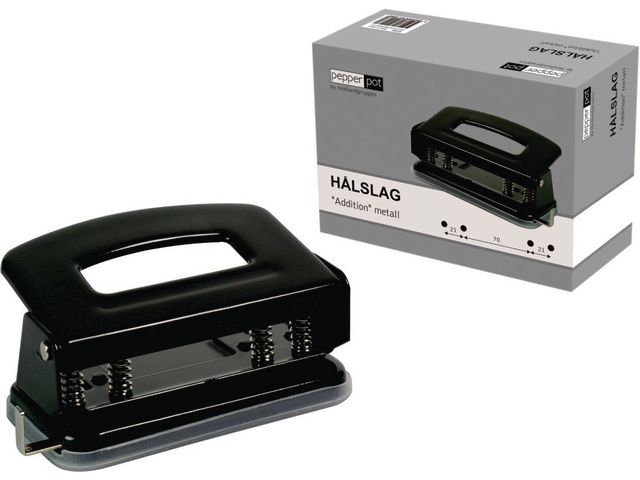 Hålslag Addition svart | Kontorsmaterial - Till skrivbordet - Hålslag | Kontorsexperten