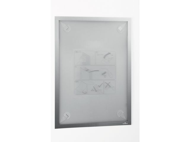 DURABLE Inforam självhäftande DURAFRAME wallpaper A3 silver | Kontorsmöbler och inredning - Tavlor ställ och ramar - Magnet ramar | Kontorsexperten
