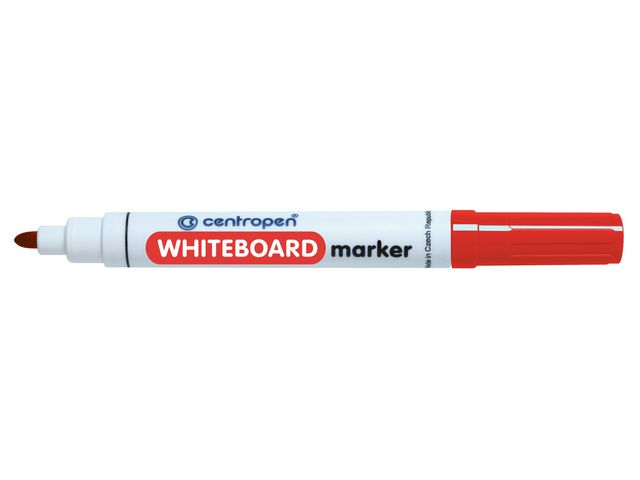 CENTROPEN Whiteboardpenna rund röd | Kontorsmaterial - Pennor - Whiteboardpennor - Rund spets | Kontorsexperten