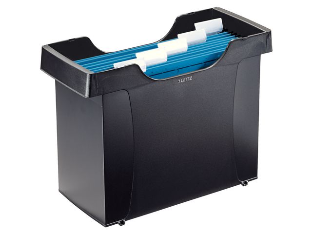 Leitz Hängmappslåda Plus svart | Kontorsmaterial - Mappar och plastfickor - Hängmappsförvaring | Kontorsexperten