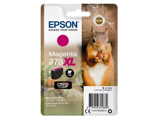 Epson Bläckpatron T3788 XL Magenta | Toner och bläck - Bläckpatroner - Bläckpatroner Epson | Kontorsexperten