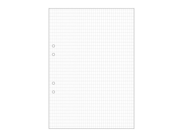 Lösblad A4, vitt 70g hålat papper, rutat 5x8mm 500/fp | Skola och förskola - Förbrukning skola häften - Lösblad och arbetsblad | Kontorsexperten