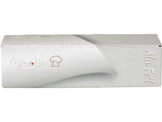 CATER LINE Aluminiumfolie i cutbox, 150 x 0,29 m, 14 | Kök och servering - Plast- och aluminiumfolie - Aluminiumfolie | Kontorsexperten