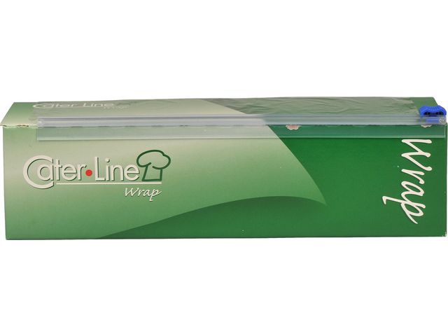 CATER LINE Plastfolie, cutbox, PE-film, icke-perforerad, 300 x 0,30 m | Kök och servering - Plast- och aluminiumfolie - Plastfolie | Kontorsexperten