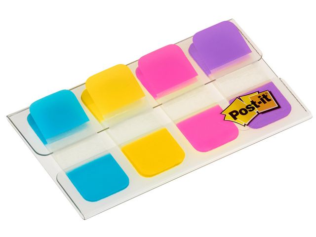 Produktfoto för Post-it® Index kraftige arkiveringsfaner, små, ass. farver, 4 blokke x 10 ark