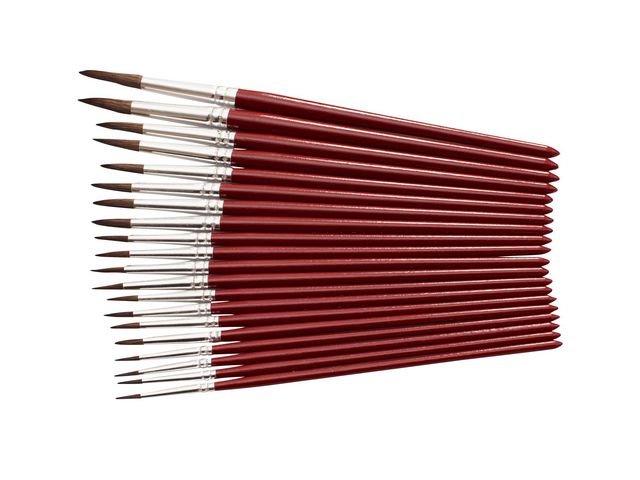 PLAYBOX Akvarellpenselset 20/fp | Skola och förskola - Målarfärg och tillbehör - Penslar | Kontorsexperten