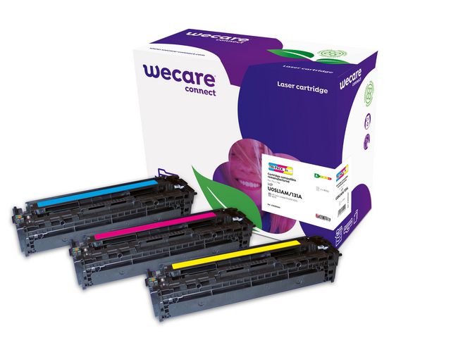 Wecare Toner HP CF211A/31C 3/fp | Toner och bläck - Tonerkassetter - Toner WeCare | Kontorsexperten