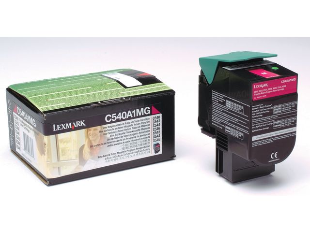 Lexmark Toner C540A1MG, magenta, singelförpackning | Toner och bläck - Tonerkassetter - Toner Lexmark | Kontorsexperten