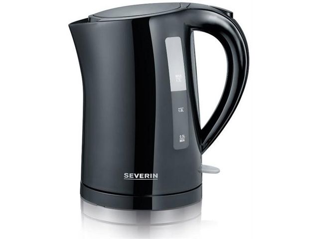 Severin Vattenkokare 1,5L 2200W svart