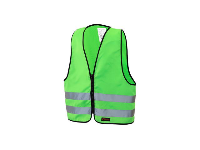 Reflectil Reflexväst dragkedja Barn XS Grön | Skola och förskola - Idrott, hälsa och rörelse - Västar, reflexer och promenadrep | Kontorsexperten