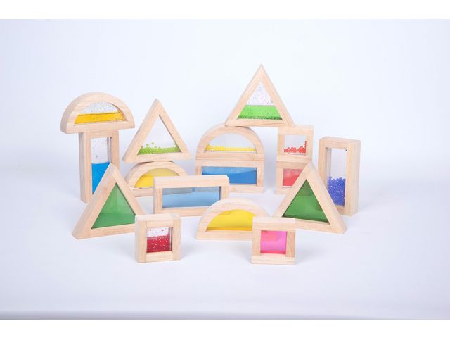 Sensoriska Block olika former 16/fp | Skola och förskola - Klassrummet / Lära - Sensoriska produkter | Kontorsexperten