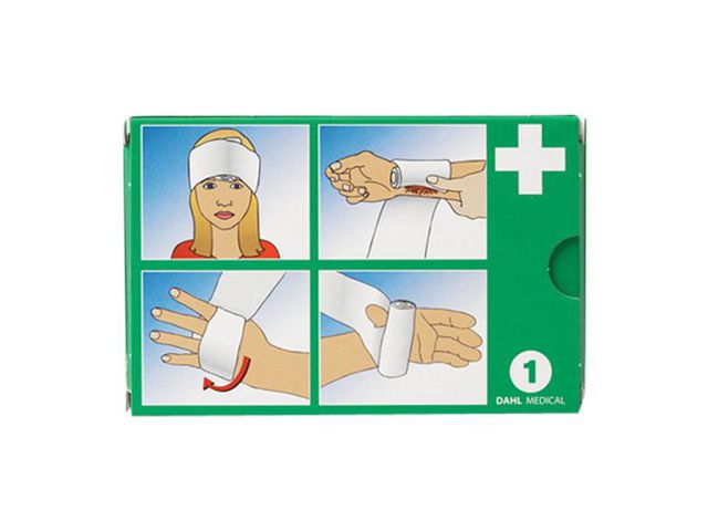 Dahl Medical Tryckförband 1m Nr.1 | Skyddsutrustning - Första Hjälpen - Förband och Refill | Kontorsexperten