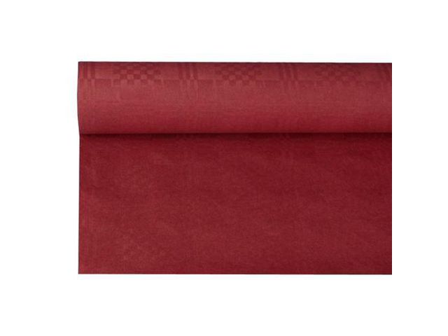 Pappersduk rulle 8m vinröd | Kök och servering - Servetter och dukar - Dukrullar | Kontorsexperten