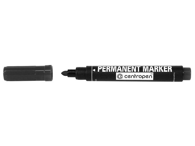 Märkpenna Permanent märkpenna, 2,5 mm linjebredd, svart | Kontorsmaterial - Pennor - Märkpennor - Rund spets | Kontorsexperten