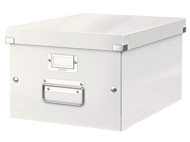 Leitz Förvaringslåda Click&Store medium vit | Kontorsmaterial - Arkivering och kontorsförvaring - Förvaringslådor | Kontorsexperten