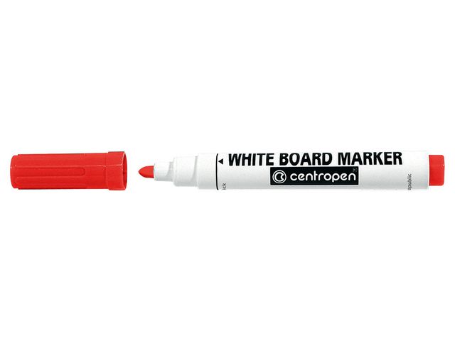 Whiteboardpenna, 2,5 mm linjebredd, röd | Kontorsmaterial - Pennor - Whiteboardpennor - Rund spets | Kontorsexperten