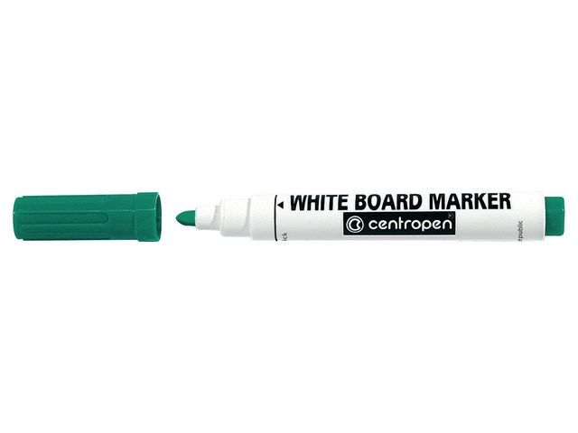 CENTROPEN Whiteboardpenna, 2,5 mm linjebredd, grön | Kontorsmaterial - Pennor - Whiteboardpennor - Rund spets | Kontorsexperten