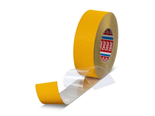 tesa® Halkskyddstejp 50mmx18m gul | Skyddsutrustning - Säkerhetsmärkning och skyltar - Tejper och symboler | Kontorsexperten