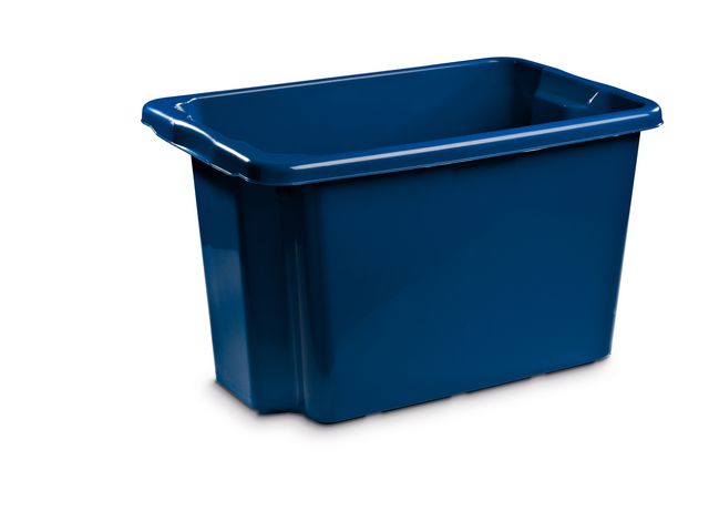Förvaringsbox 55L, blå | Skolmöbler och inredning - Förvaringsmöbler - Backar, boxar och korgar | Kontorsexperten