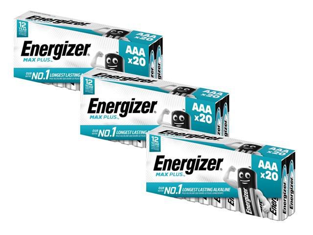 Energizer Batteri Max Plus AAA 20/fp 3-för-2 | Kontorsmaskiner - Batterier - AAA | Kontorsexperten