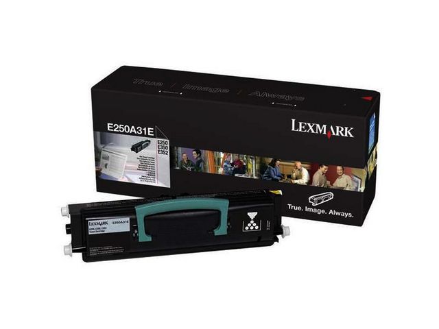 Lexmark Toner E250A31E svart