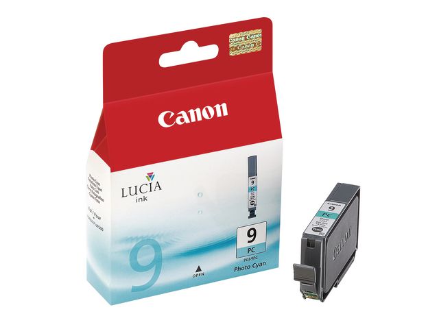 Produktfoto för Canon Bläckpatron, 9PC, fotocyan, singelförpackning, 1038B001