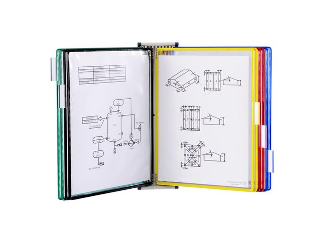 tarifold Väggställ magnet A4 inkl 10 panel | Kontorsmaterial - Till skrivbordet - Bordsställ och panelsystem | Kontorsexperten