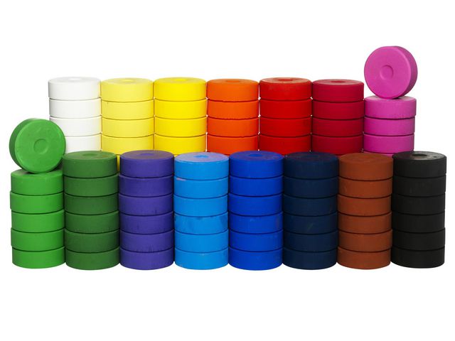 PLAYBOX Färgblock 57 mm 144/fp | Skola och förskola - Målarfärg och tillbehör - Färgblock | Kontorsexperten