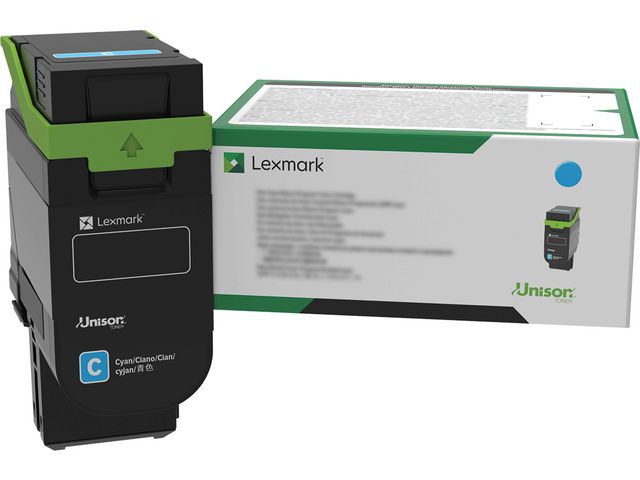 Lexmark Toner 77L2HC0 46,9K cyan | Toner och bläck - Tonerkassetter - Toner Lexmark | Kontorsexperten