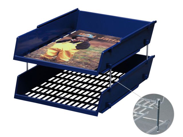 Durable OPTIMO distanspinnar, metall, vit 4/fp | Kontorsmaterial - Till skrivbordet - Brevkorgar tillbehör | Kontorsexperten