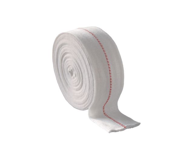 MEDIPLAST Danafast röd små armar 3,0-3,8cm x 10m | Sjukvård och omsorg - Förband och fixering - Tubbindor | Kontorsexperten