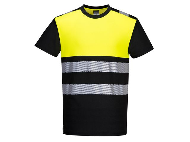 PORTWEST® Varselt-shirt PW311 Hi-Vis Klass 1 XS | Arbetskläder - Varselkläder - Varselt-shirts | Kontorsexperten