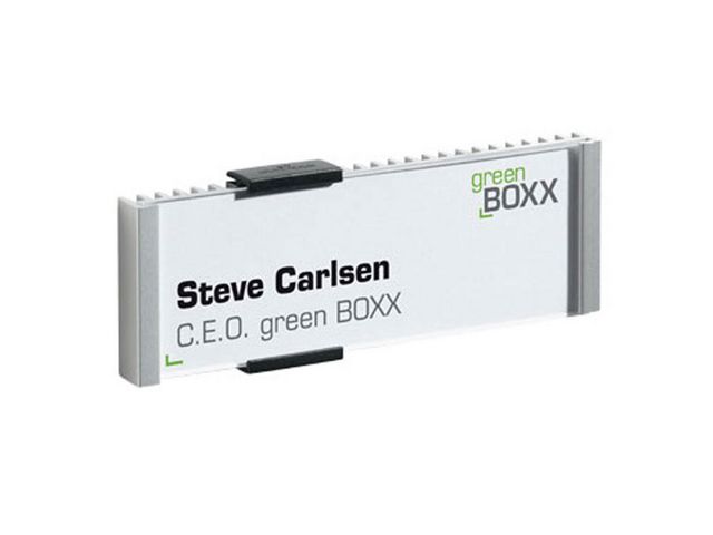 Durable INFORMATIONSSKYLT skylthållare, väggmonterbar, aluminium och akryl, 149 x 52,5 mm, silver | Kontorsmöbler och inredning - Tavlor ställ och ramar - Dörrskyltar | Kontorsexperten