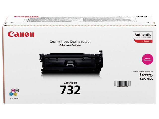 Canon Toner, 732 M, magenta, 6261B002 | Toner och bläck - Tonerkassetter - Toner Canon | Kontorsexperten