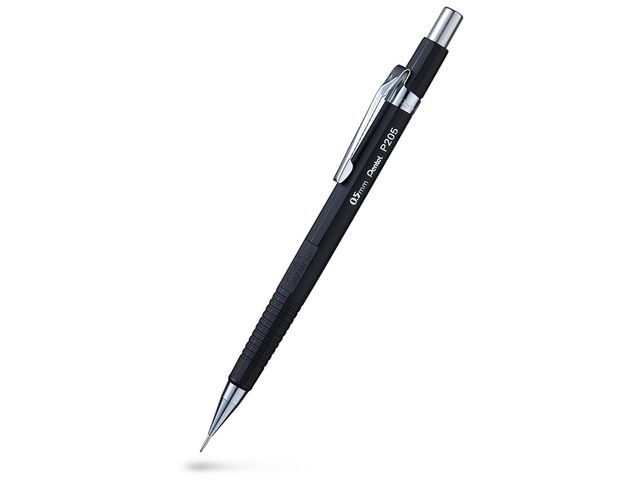 Pentel Stiftpenna P205 0,5mm svart | Kontorsmaterial - Pennor - Stiftpennor | Kontorsexperten