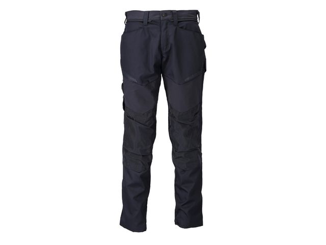 MASCOT® Arbetsbyxa med knäfickor Customized mörkblå 90C58 | Arbetskläder - Arbetsbyxor och shorts - Hantverksbyxor | Kontorsexperten