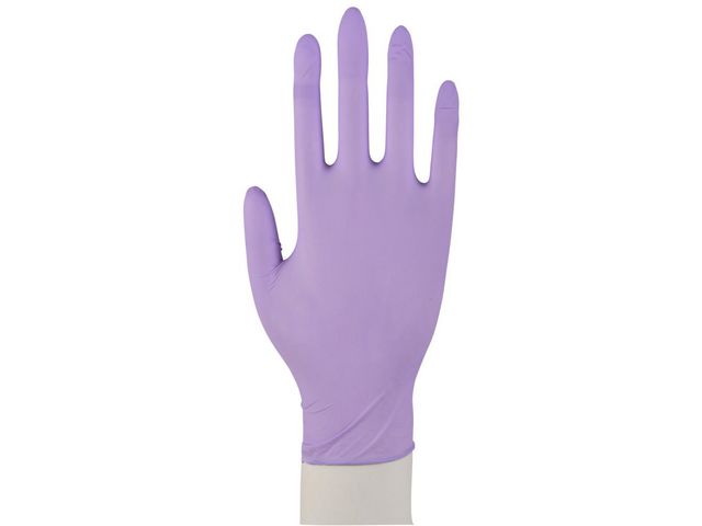 ABENA Nitrilhandske puderfri lila L 100/fp | Skyddsutrustning - Engångshandskar - Nitrilhandskar | Kontorsexperten