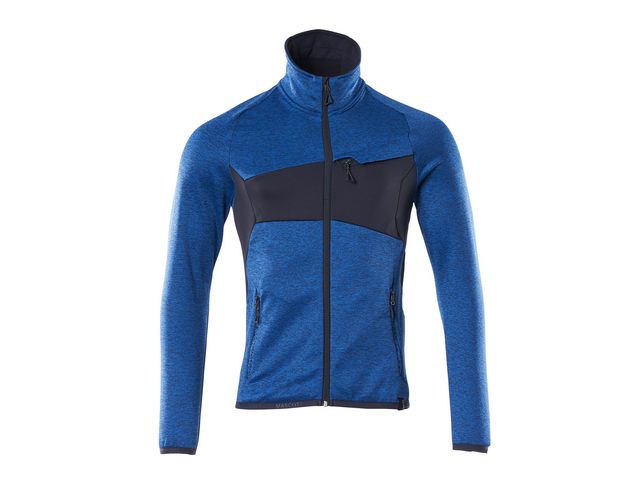 MASCOT Fleecetröja med blixtlås Accelerate azur/mbl L | Arbetskläder - Arbetsjackor - Fleecejackor | Kontorsexperten