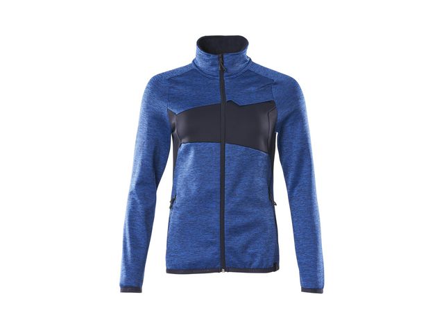 MASCOT Fleecetröja med blixtlås Accelerate dam azur/mbl M | Arbetskläder - Arbetsjackor - Fleecejackor | Kontorsexperten