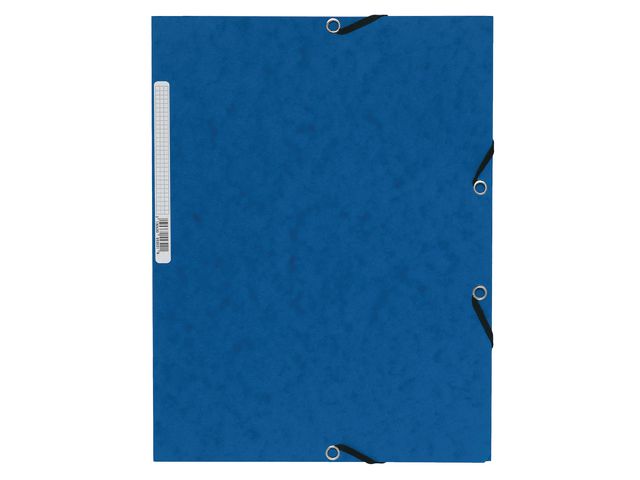 Exacompta Gummibandsmapp 3-klaff Nature Future® A4, 250 ark, 400 g/m², presspan, blå | Kontorsmaterial - Mappar och plastfickor - Gummibandsmappar 3-klaff - Kartong | Kontorsexperten