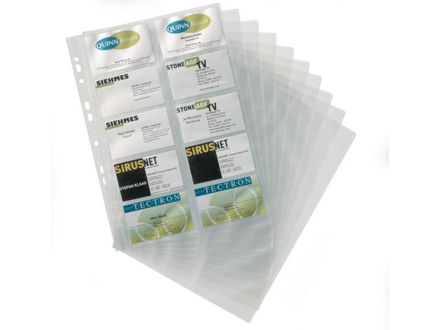 DURABLE Visitkortsficka 10/fp | Kontorsmaterial - Till skrivbordet - Visitkortspärmar | Kontorsexperten