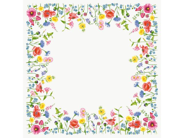 Dunicel Snibbduk Flowy 84x84cm 20/fp | Kök och servering - Servetter och dukar - Snibbdukar | Kontorsexperten