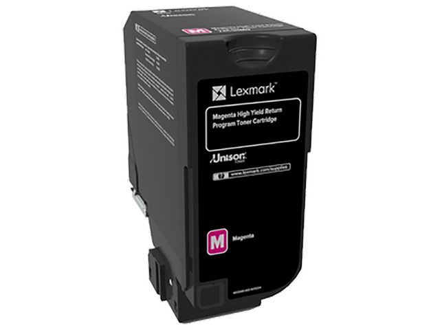 Lexmark Toner 74C2HM0 magenta | Toner och bläck - Tonerkassetter - Toner Lexmark | Kontorsexperten
