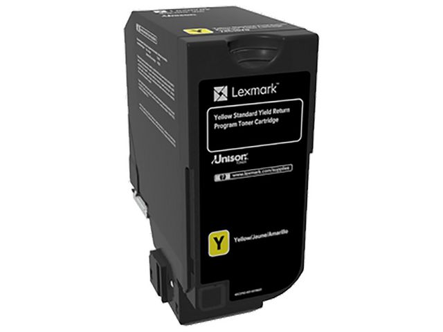 Lexmark Toner 74C2SY0 gul | Toner och bläck - Tonerkassetter - Toner Lexmark | Kontorsexperten