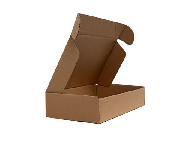 Boxon Självlåsande låda 250x170x55mm | Emballage och lagerutrustning - Lådor och well - E-handelslådor | Kontorsexperten