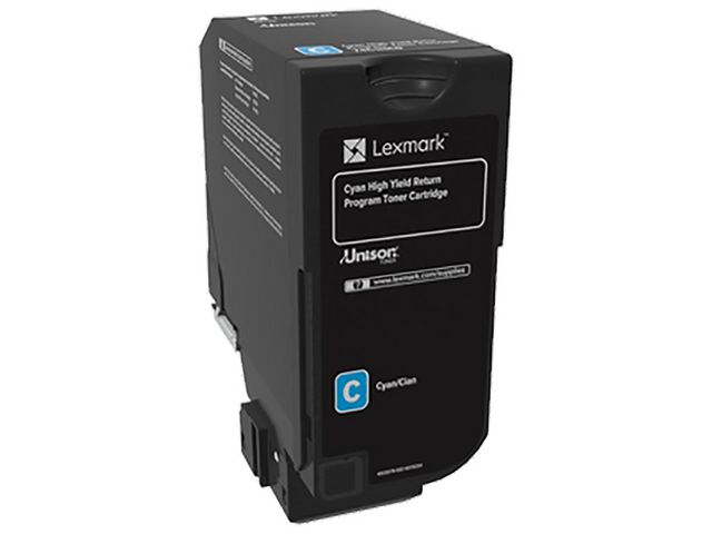 Lexmark Toner 74C2HC0 cyan