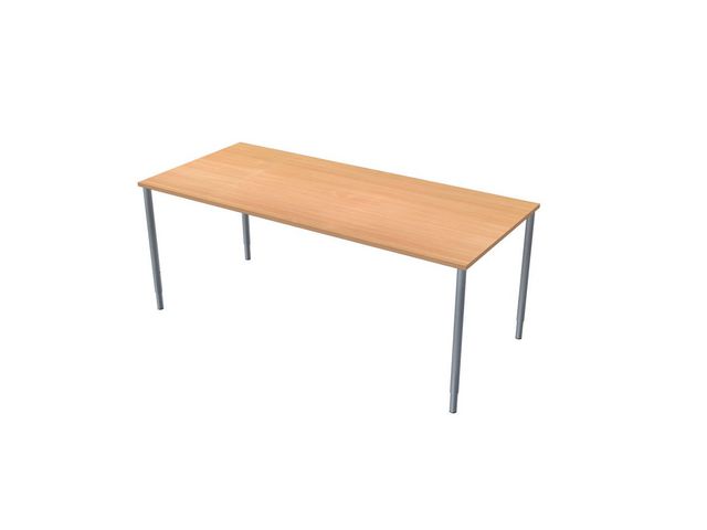 LANAB DESIGN Skrivbord fristående 1800x800mm bokla/grå | Kontorsmöbler och inredning - Bord och hurtsar - Skrivbord - Fasta | Kontorsexperten